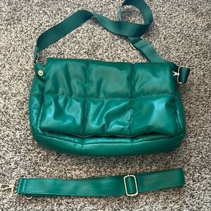 Anthropologie Green Shoulder Bag
